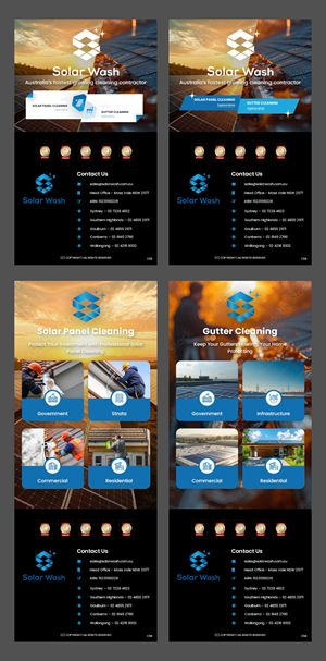 Web Design by pb for Solar Wash Holdings Pty Ltd | Design: #34842232