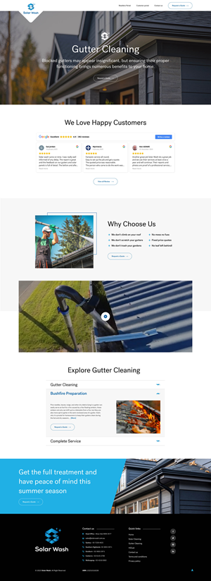Web Design by Ved Web Services for Solar Wash Holdings Pty Ltd | Design: #34835302
