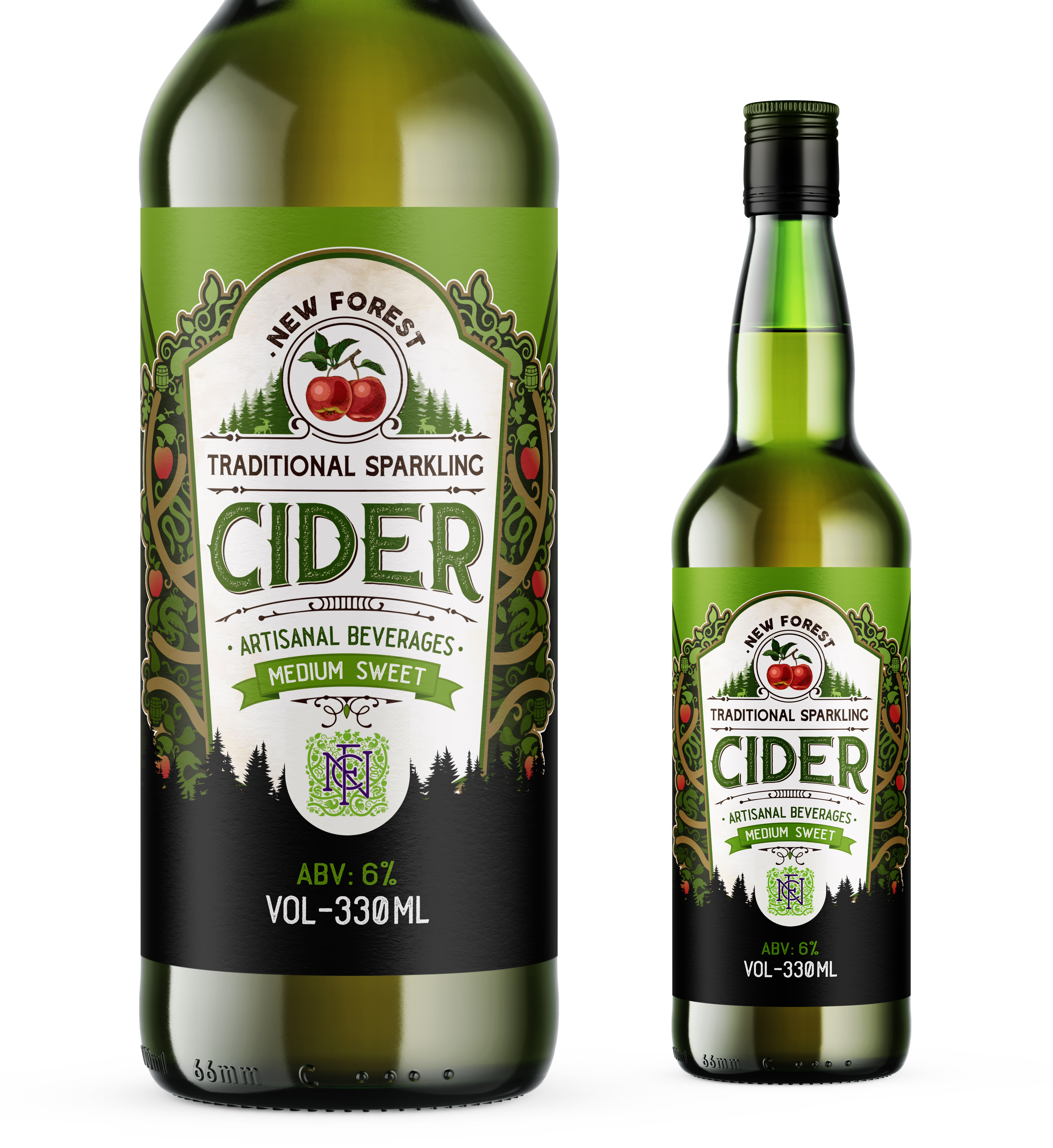 Label Design by designcircle for New Forest Cider Ltd | Design #34834501