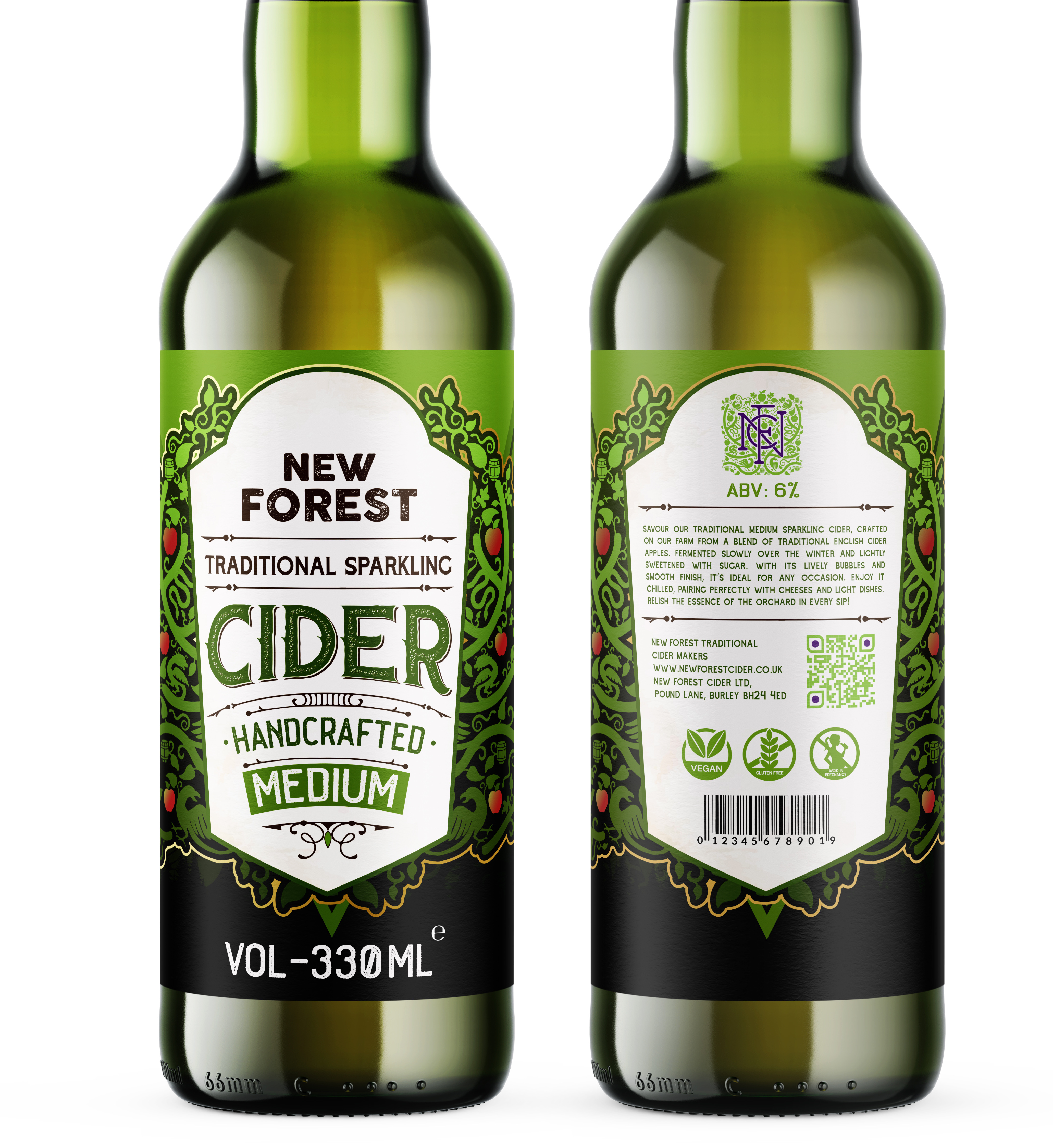 Label Design by designcircle for New Forest Cider Ltd | Design #34863502
