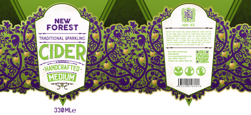 Label Design by designcircle for New Forest Cider Ltd | Design #34875991