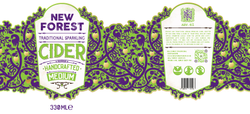 Label Design by designcircle for New Forest Cider Ltd | Design #34916210