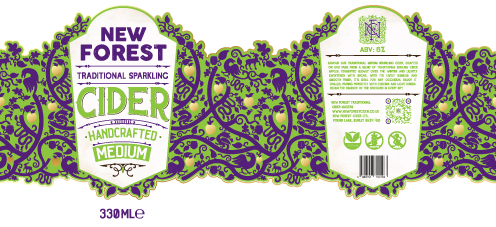 Label Design by designcircle for New Forest Cider Ltd | Design #34918005