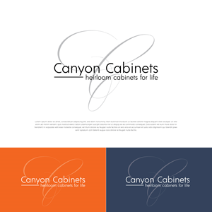 Logo Design by StromDesignHub for canyon cabinets | Design: #34830781