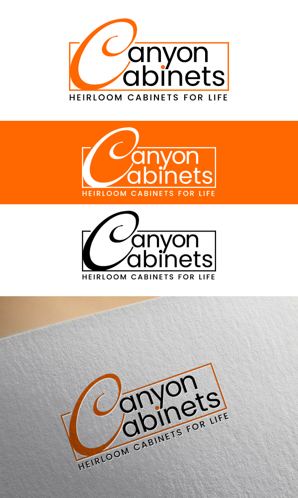 Logo Design by Borun for canyon cabinets | Design #34828351
