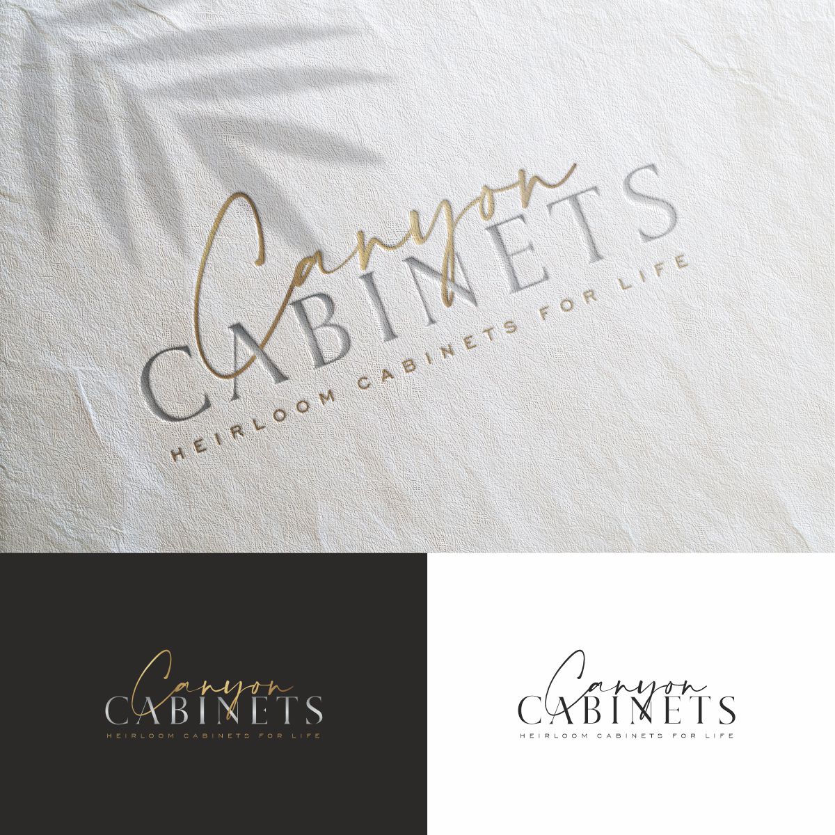 Logo Design by Fortmindz for canyon cabinets | Design #34827797