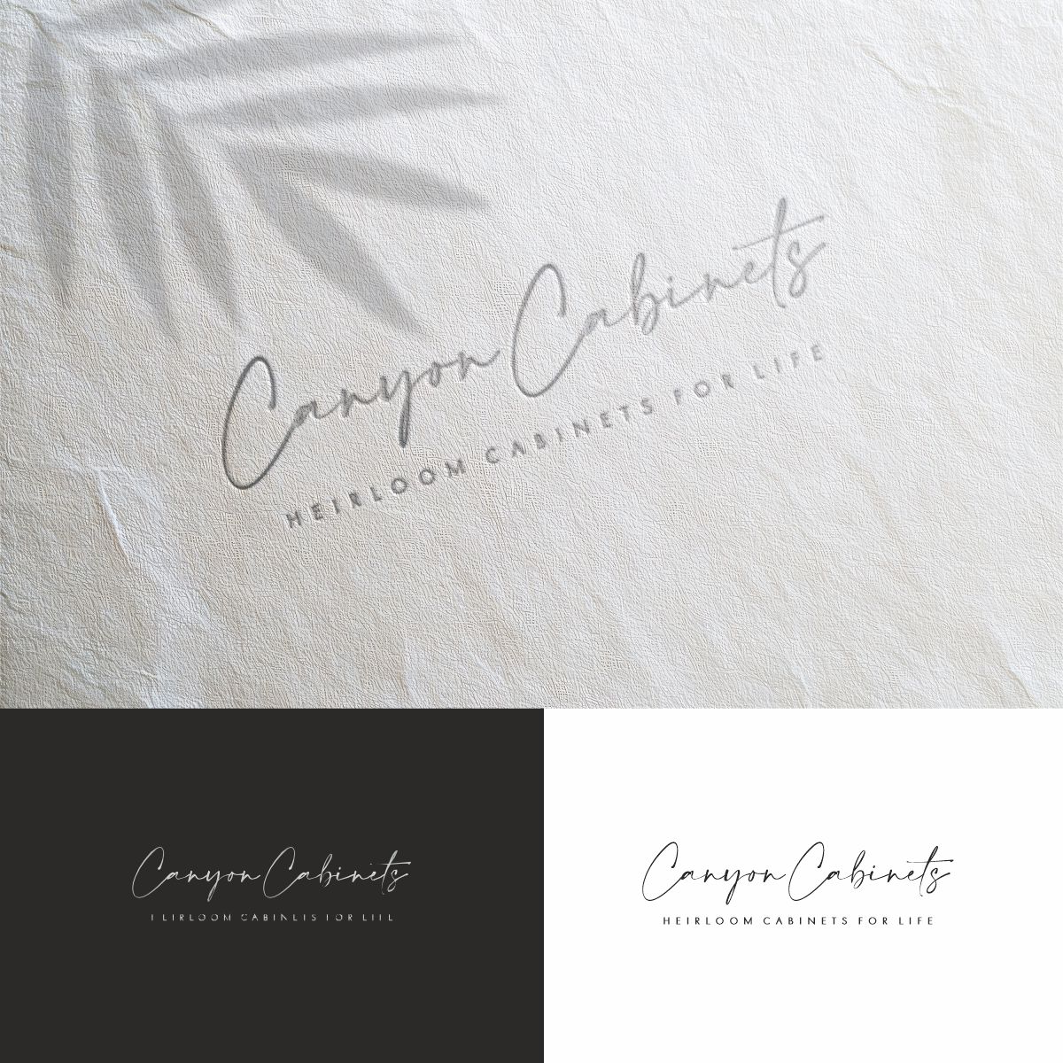 Logo Design by Fortmindz for canyon cabinets | Design #34827799