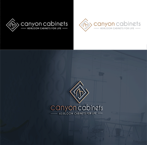 Logo Design by RA-bica for canyon cabinets | Design: #34828517