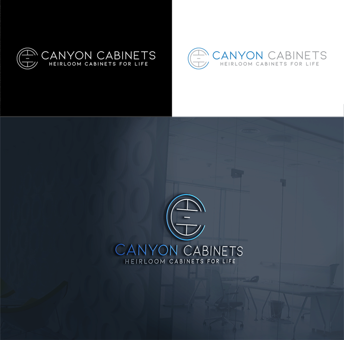 Logo Design by RA-bica for canyon cabinets | Design #34828518