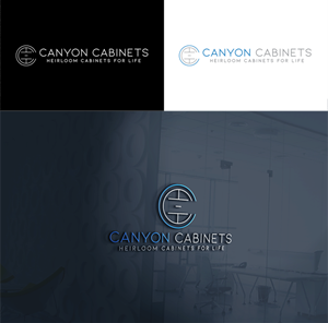 Logo Design by RA-bica for canyon cabinets | Design: #34828518