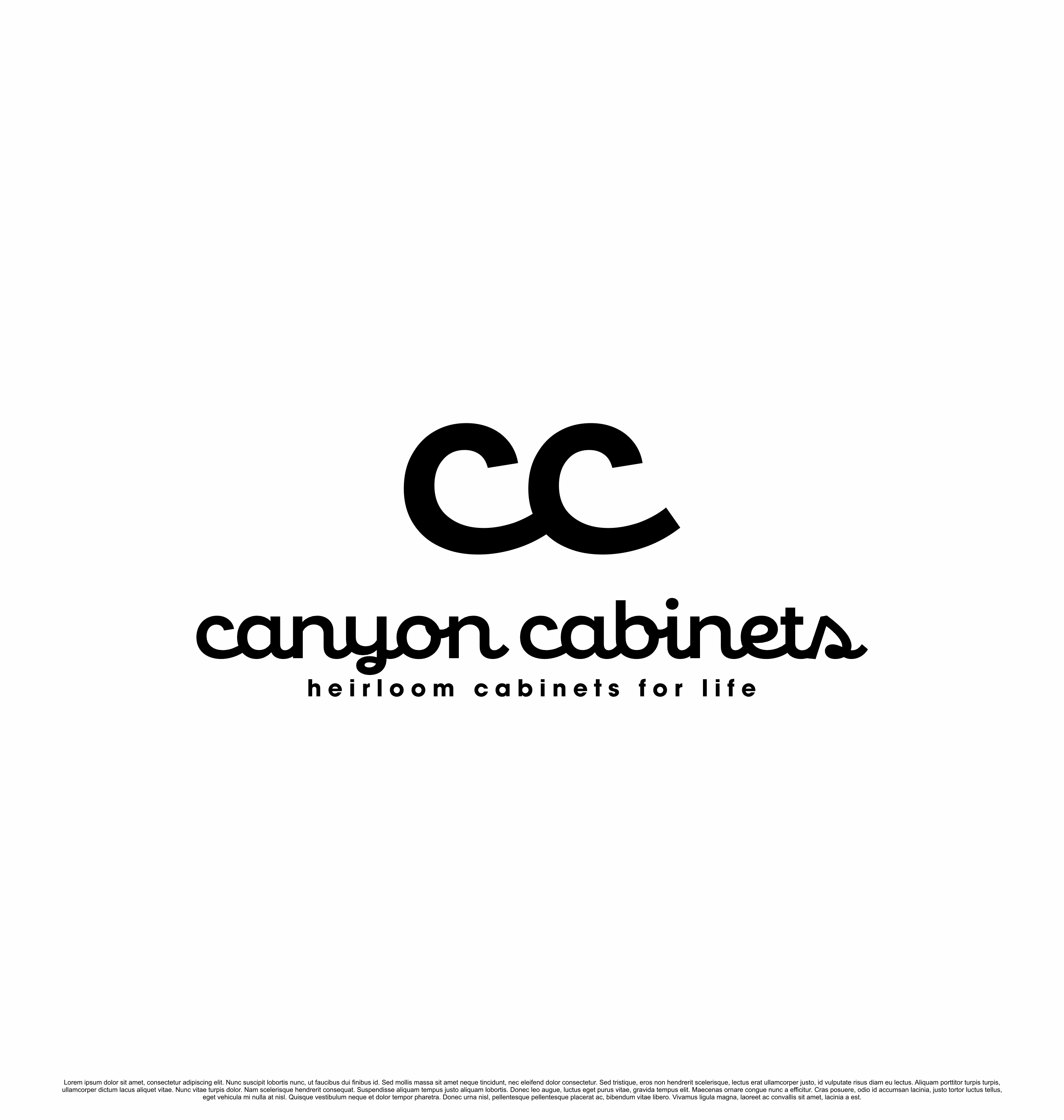 Logo Design by saesean for canyon cabinets | Design #34829038