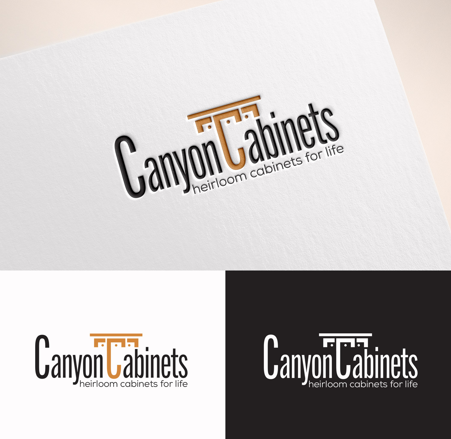 Logo Design by M Art & Design for canyon cabinets | Design #34827107