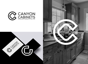 Logo Design by yellowdot for canyon cabinets | Design: #34827085