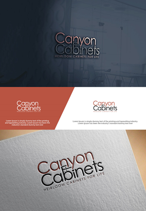 Logo Design by sulemani  creation for canyon cabinets | Design: #34835420