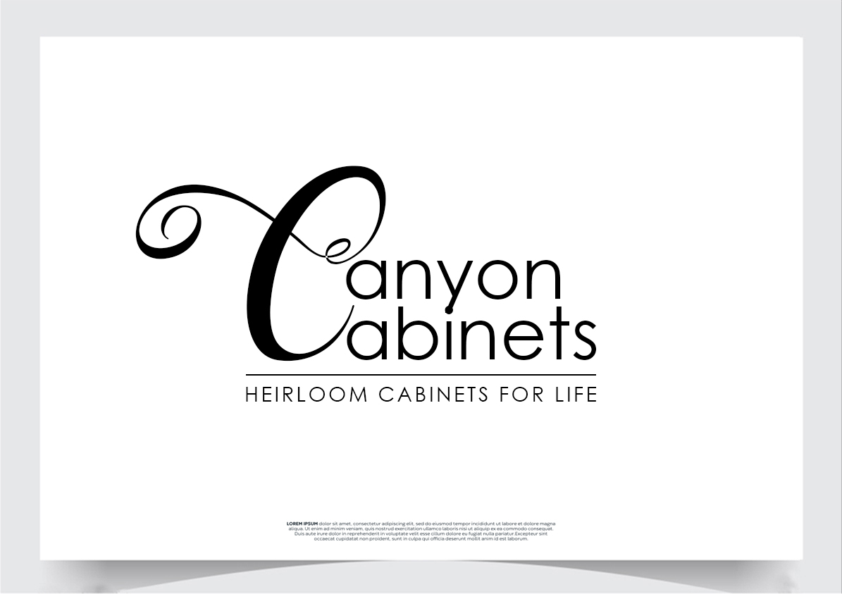 Logo Design by Rahmina for canyon cabinets | Design #34828875