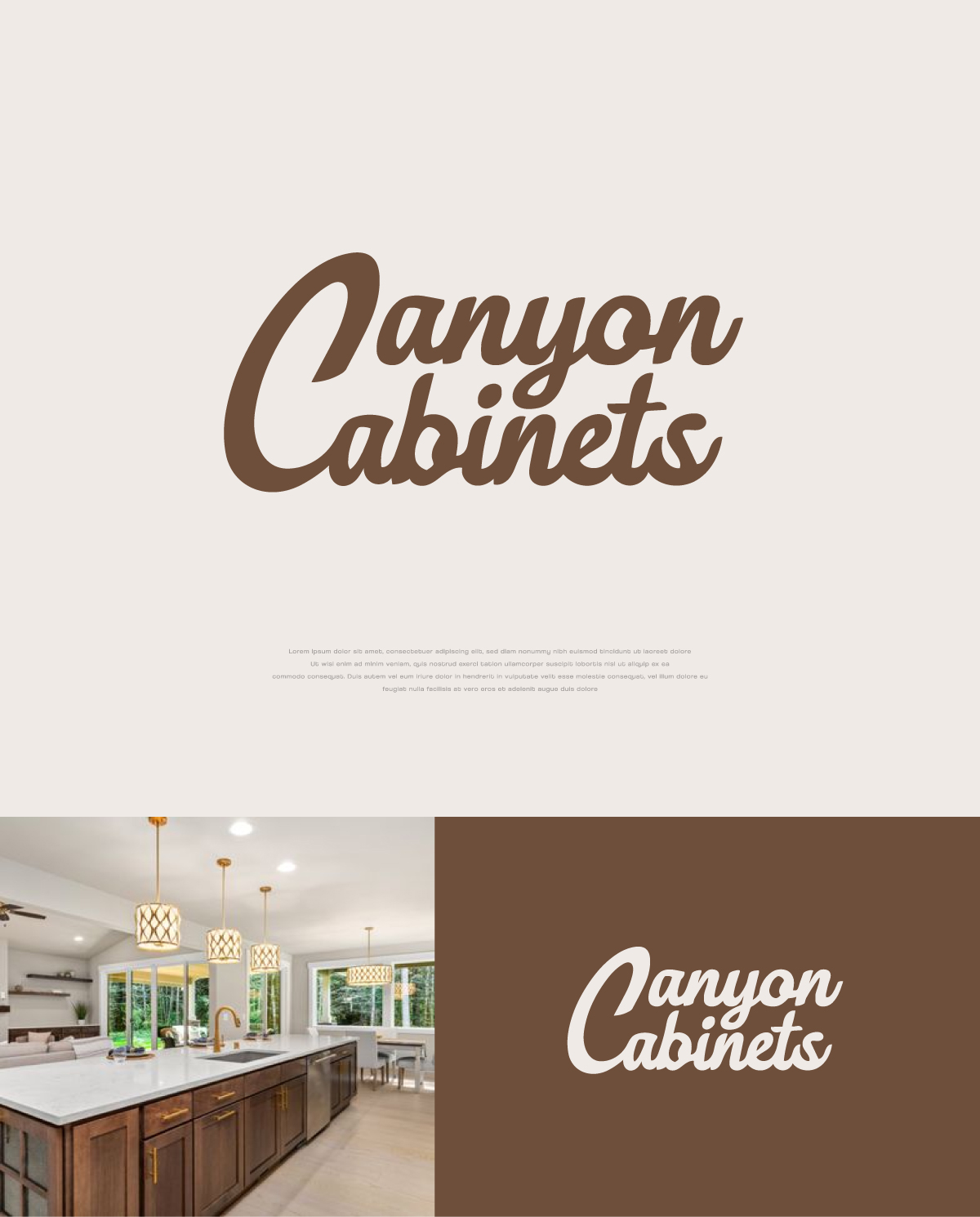 Logo Design by apik. for canyon cabinets | Design #34826916