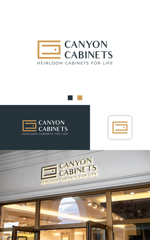Logo Design by Dell_a.Design for canyon cabinets | Design: #34829458