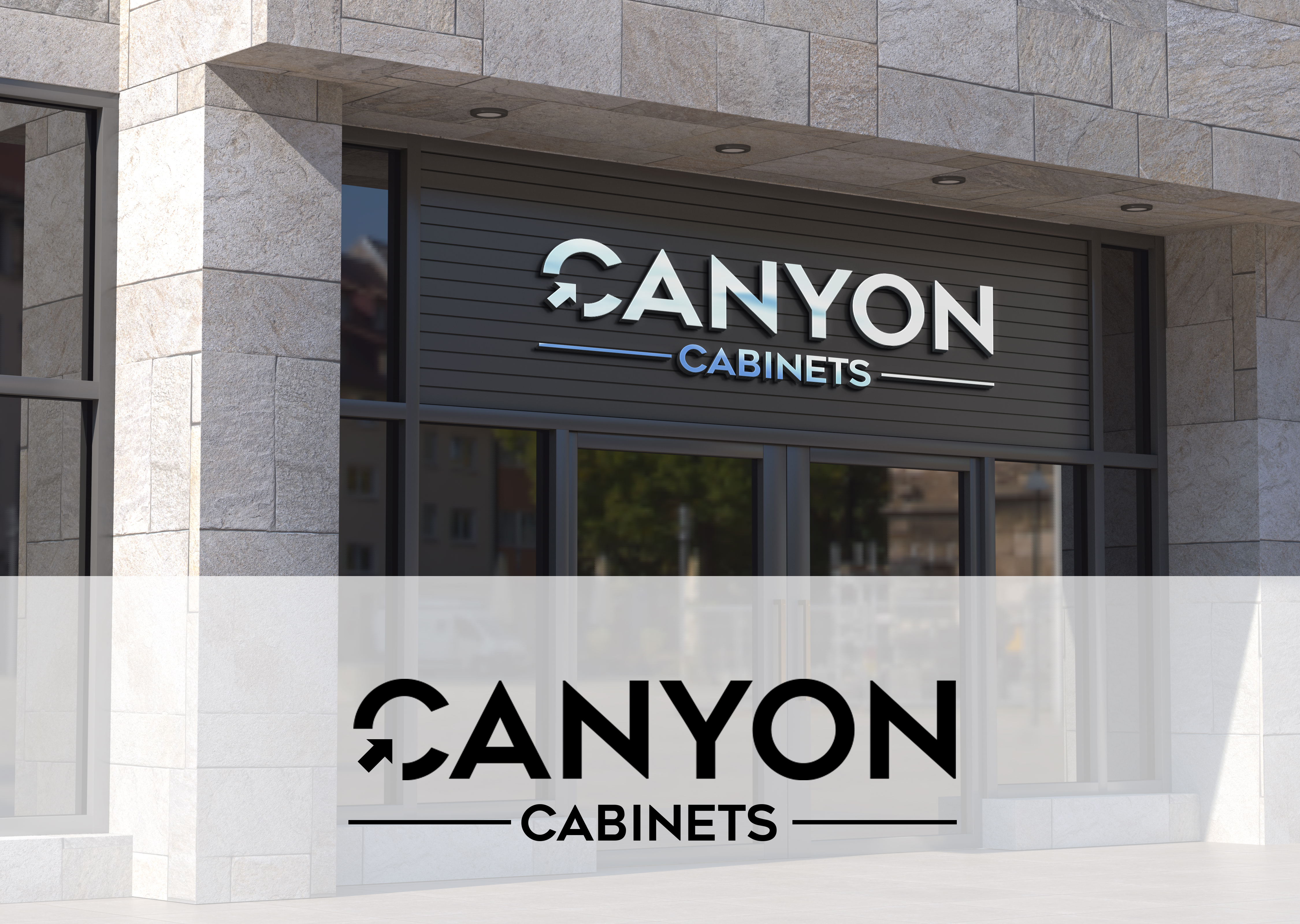 Logo Design by mahfuz1450r for canyon cabinets | Design #34860647