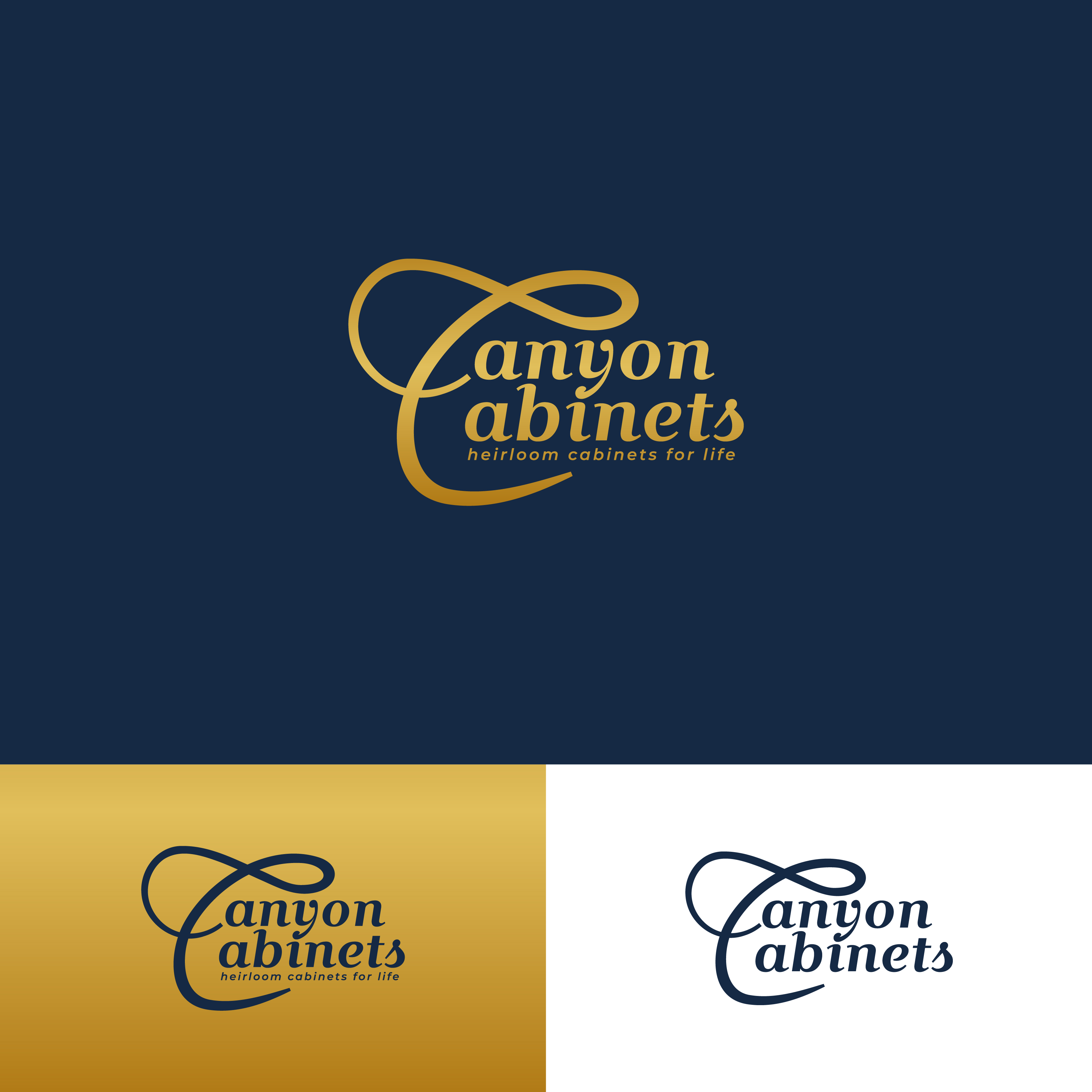 Logo Design by Boril Std for canyon cabinets | Design #34829679