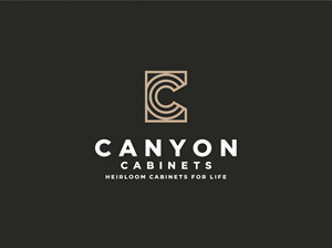 Logo Design by Mukuuu for canyon cabinets | Design: #34833881