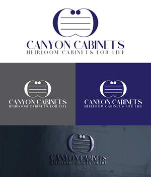 Logo Design by jessimorge for canyon cabinets | Design: #34831391