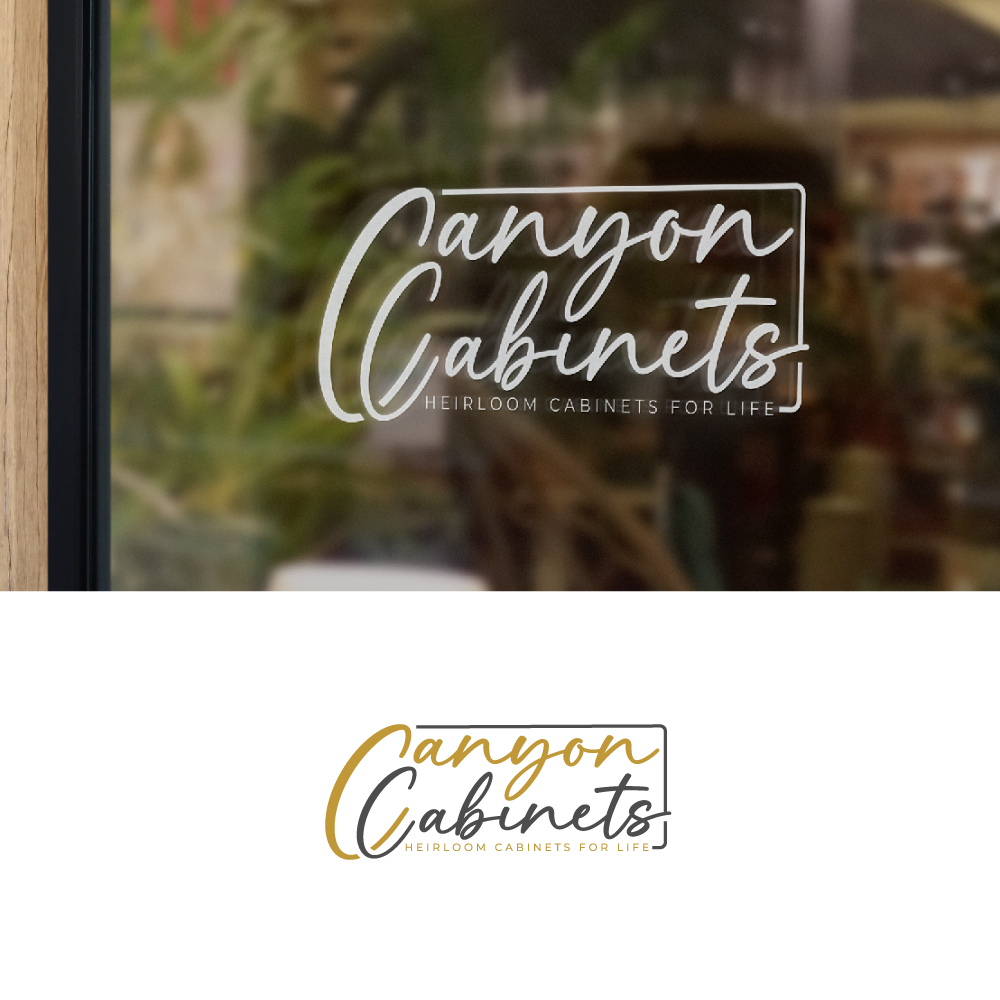 Logo Design by Anekaa for canyon cabinets | Design #34826055