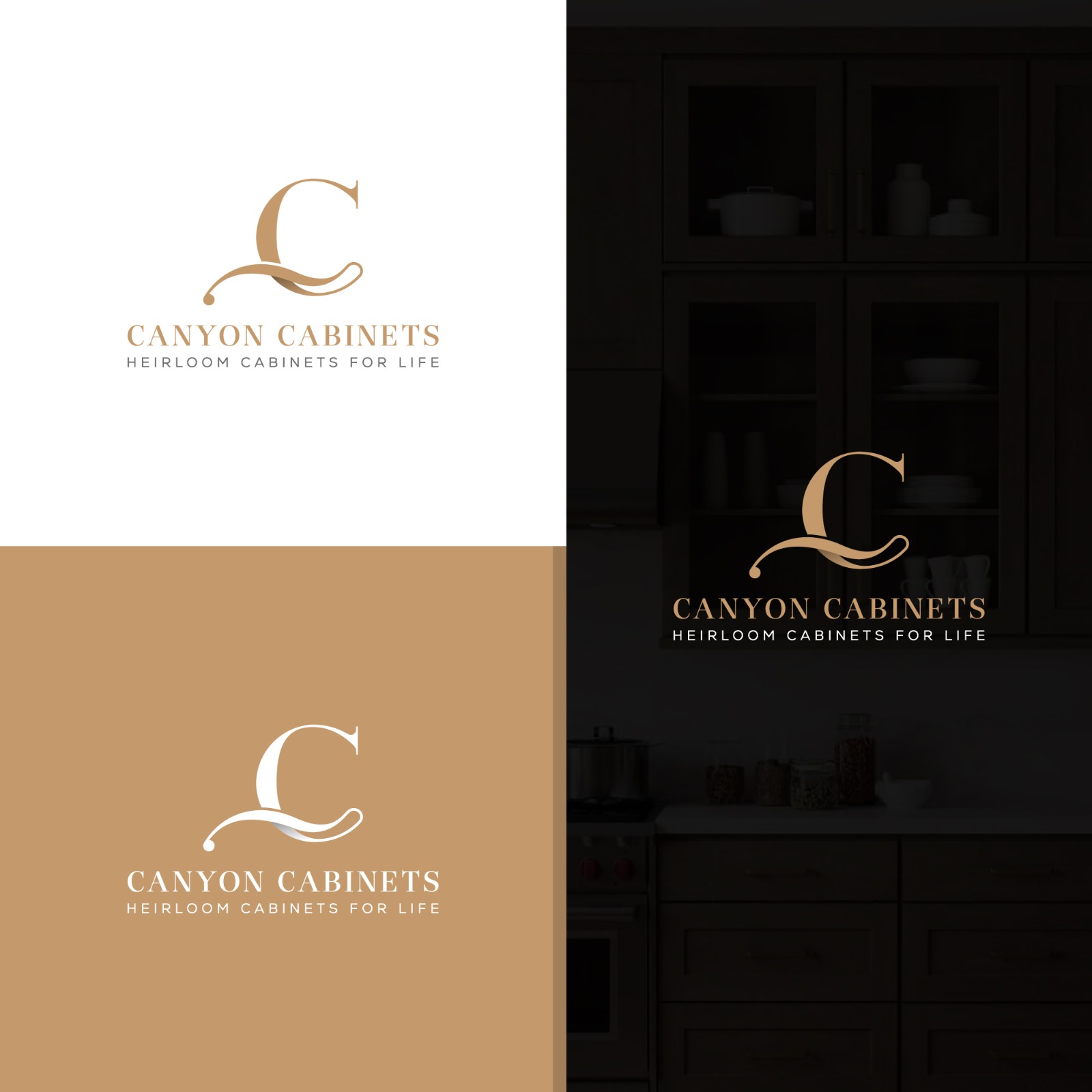 Logo Design by Deziners Zone for canyon cabinets | Design #34828430