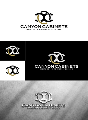Logo Design by artswolf for canyon cabinets | Design: #34866596