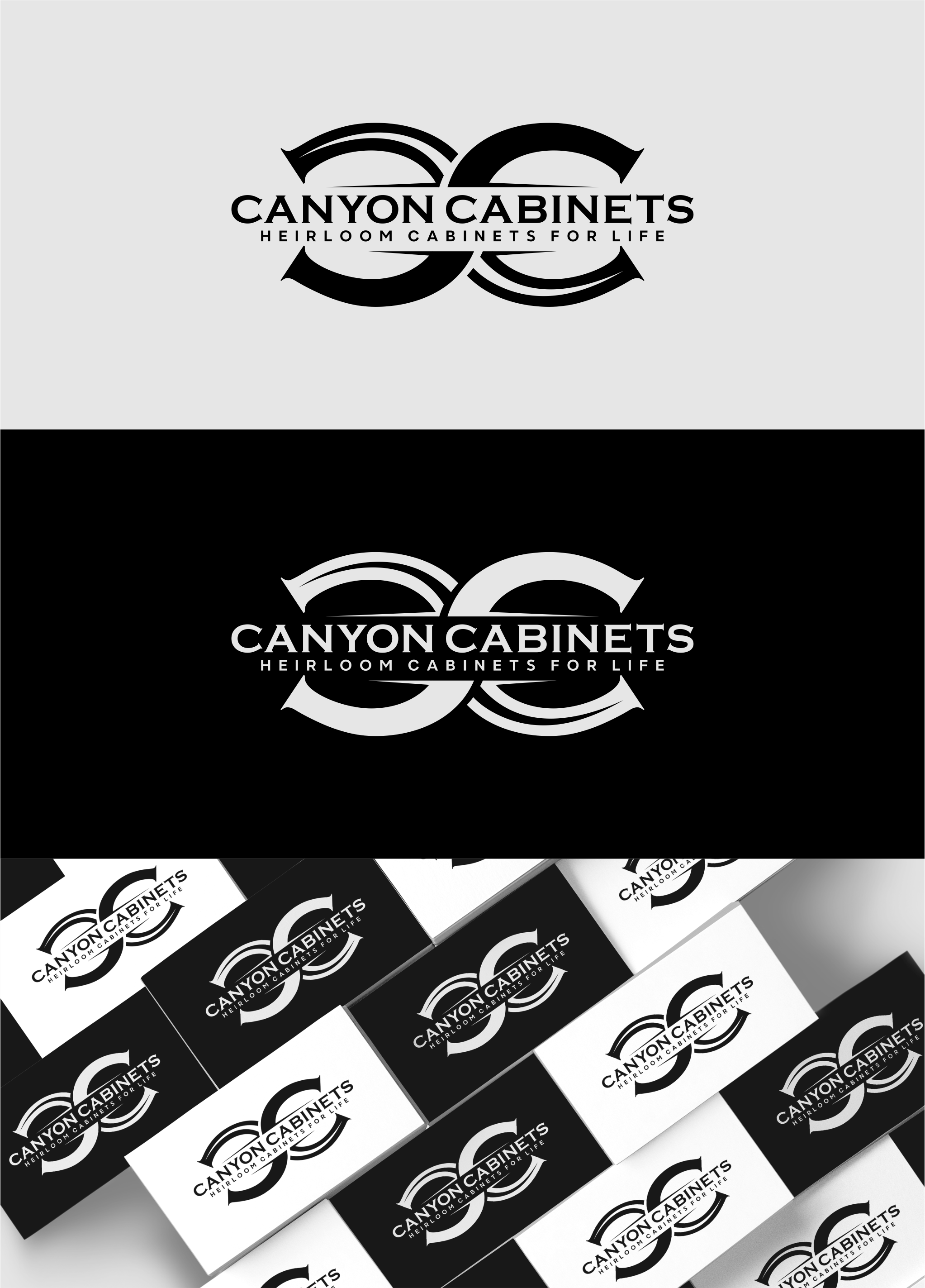 Logo Design by artswolf for canyon cabinets | Design #34866622