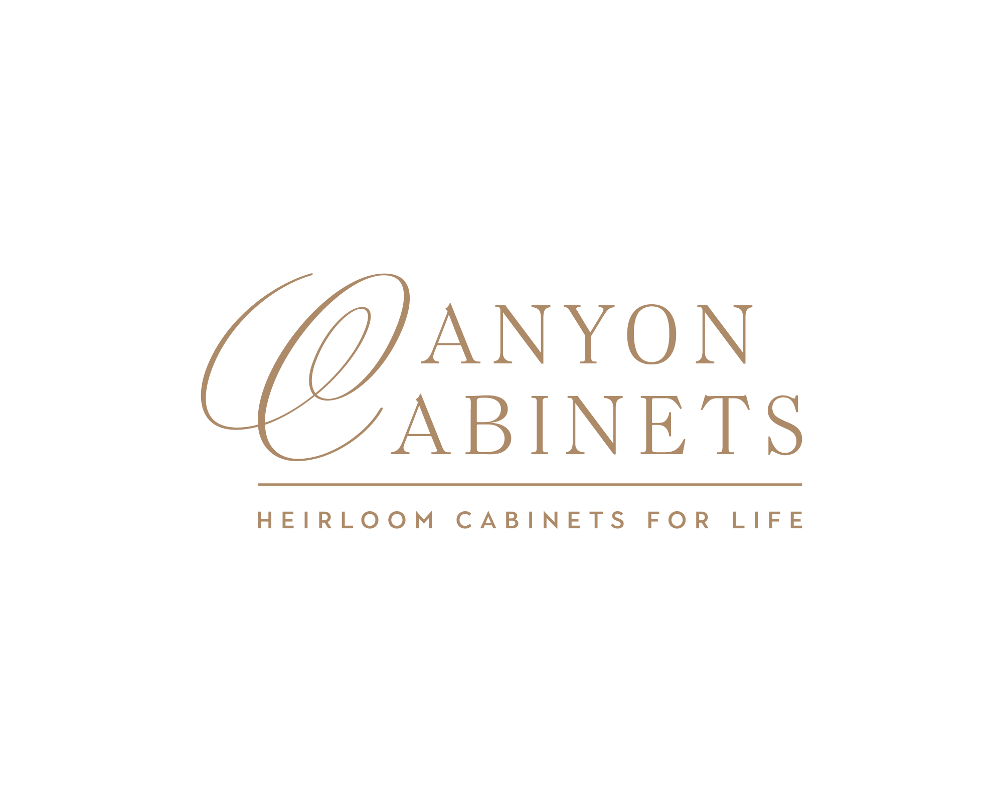 Logo Design by AlexMorisseau for canyon cabinets | Design #34830439