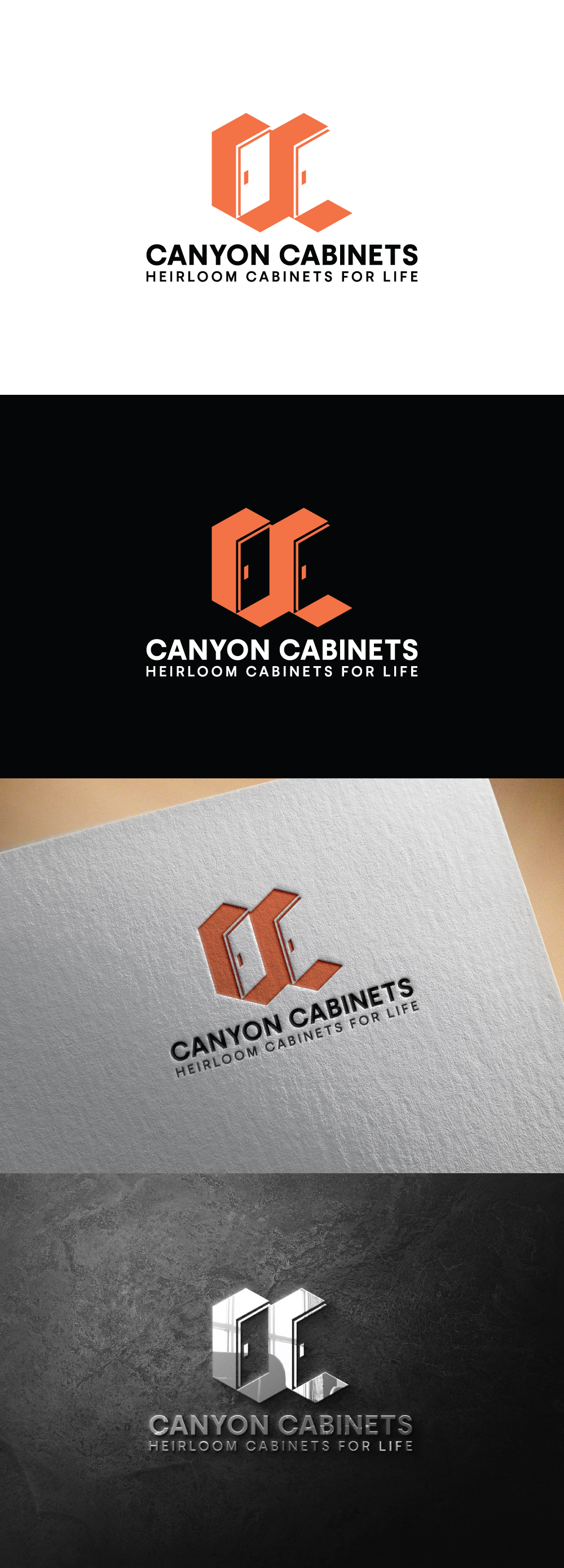 Logo Design by designA78 for canyon cabinets | Design #34827772