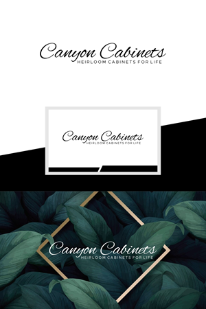 Logo Design by 92logo for canyon cabinets | Design: #34829645