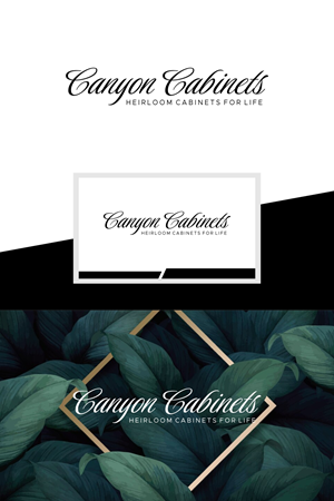 Logo Design by 92logo for canyon cabinets | Design: #34829646