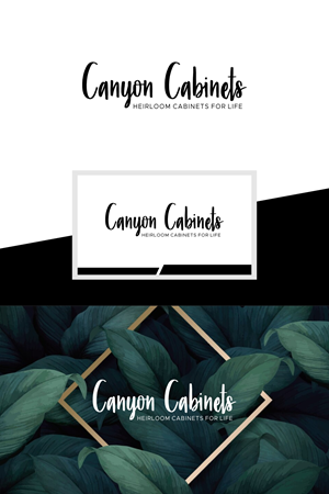 Logo Design by 92logo for canyon cabinets | Design: #34829647