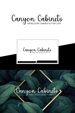 Logo Design by 92logo for canyon cabinets | Design: #34829648