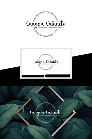 Logo Design by 92logo for canyon cabinets | Design: #34829649