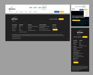 Web Design by pb for Nucleus Wealth | Design: #34837351