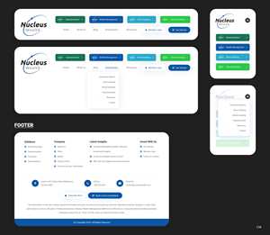Web Design by pb for Nucleus Wealth | Design: #34842352