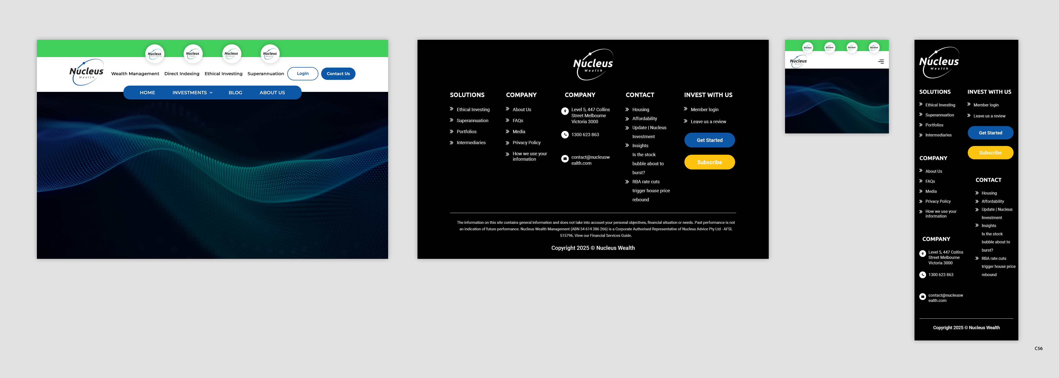 Web-Design von pb für Nucleus Wealth | Design #34842353
