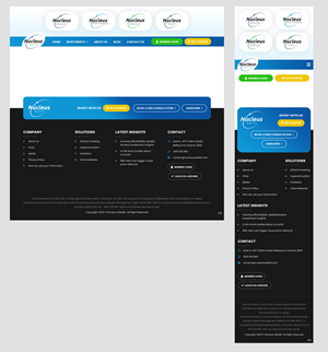 Web Design by pb for Nucleus Wealth | Design: #34842354