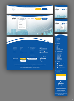 Web Design by pb for Nucleus Wealth | Design: #34852830