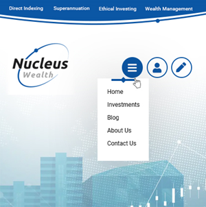 Web Design par pb pour Nucleus Wealth | Design : #34923614