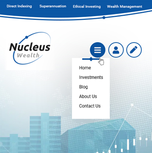Web Design par pb pour Nucleus Wealth | Design : #34923615