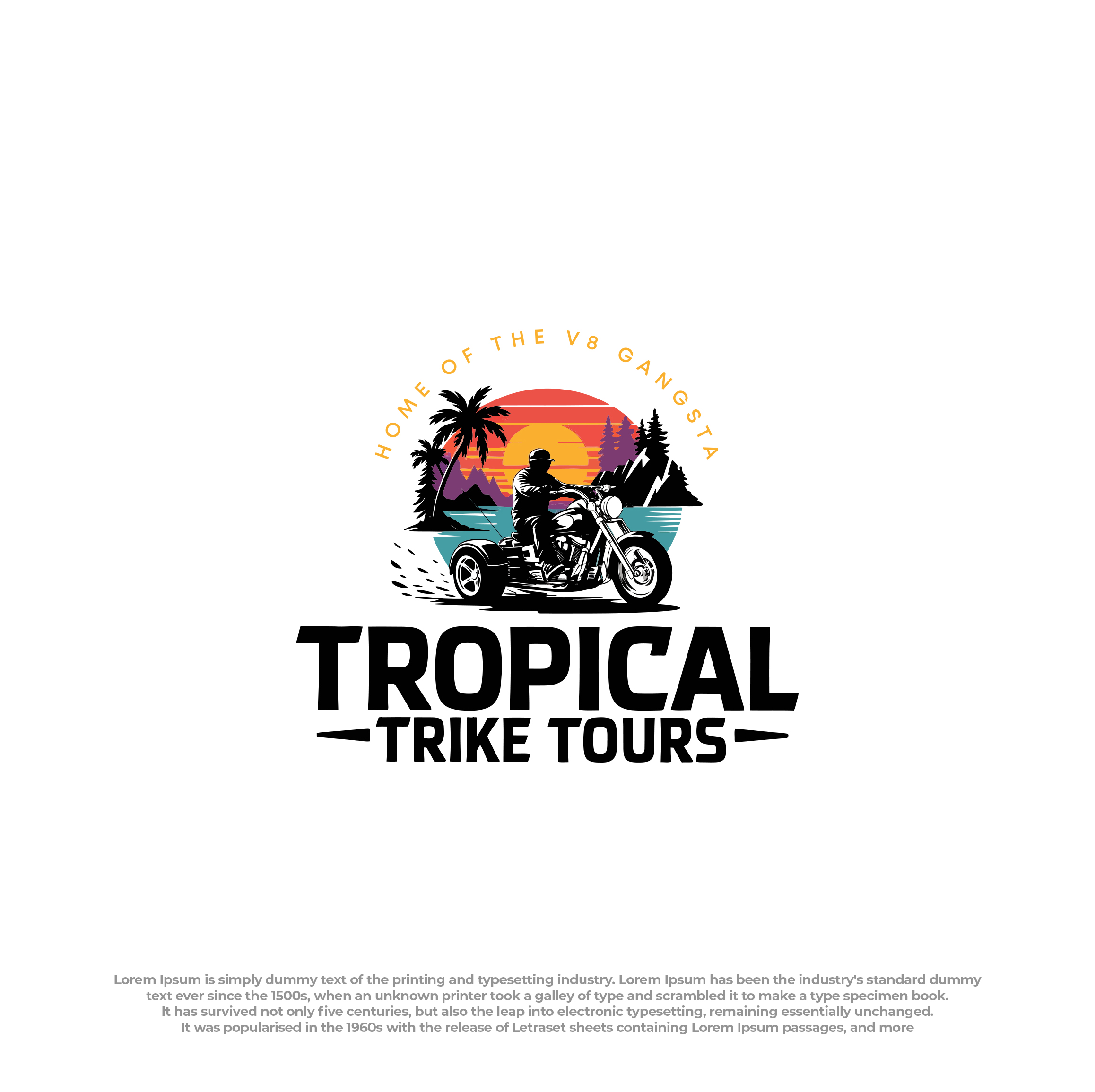 Logo Design by Ura Designs for Tropical Trike Tours | Design #34872007