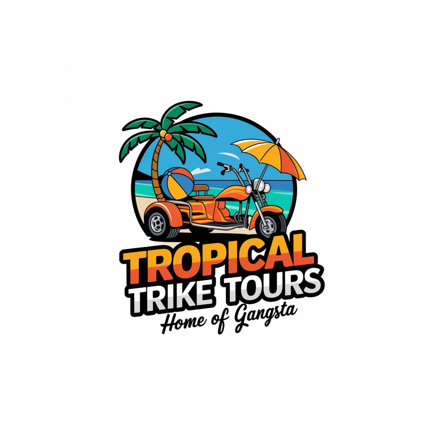 Logo Design by KING JM for Tropical Trike Tours | Design #34833875