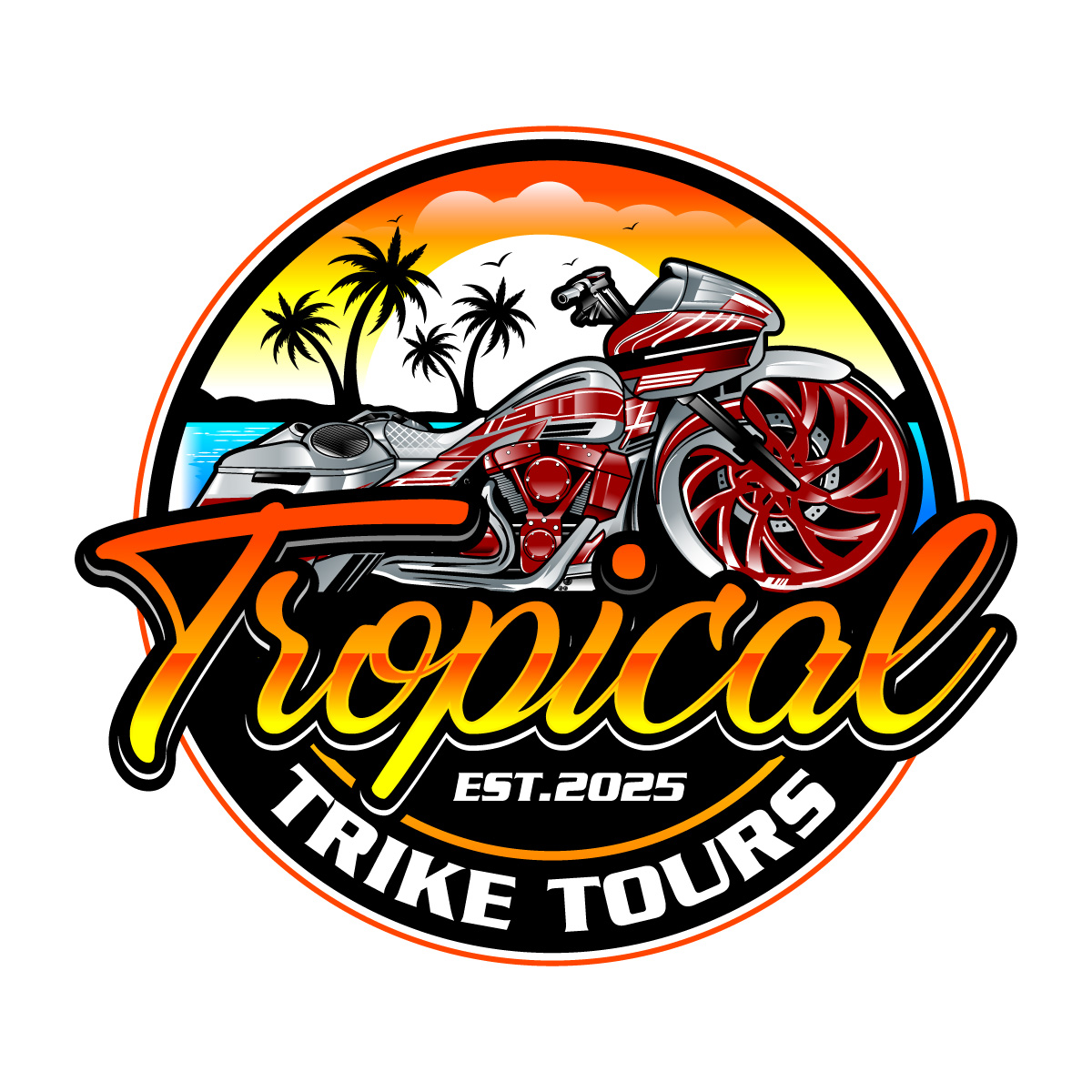 Diseño de Logo por Suvendu.S para Tropical Trike Tours | Diseño #34869322