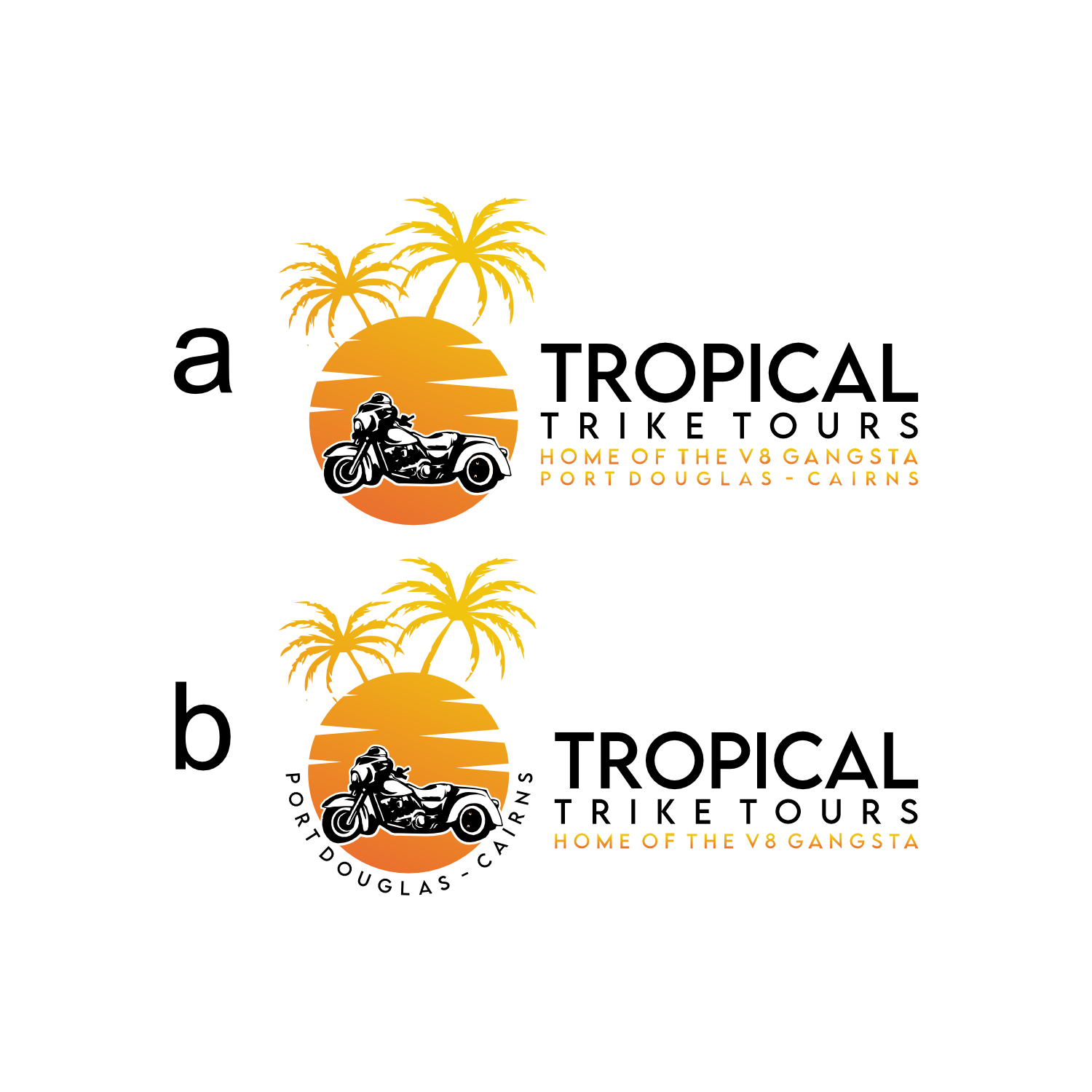 Logo Design by Bunglon_ for Tropical Trike Tours | Design #34896023