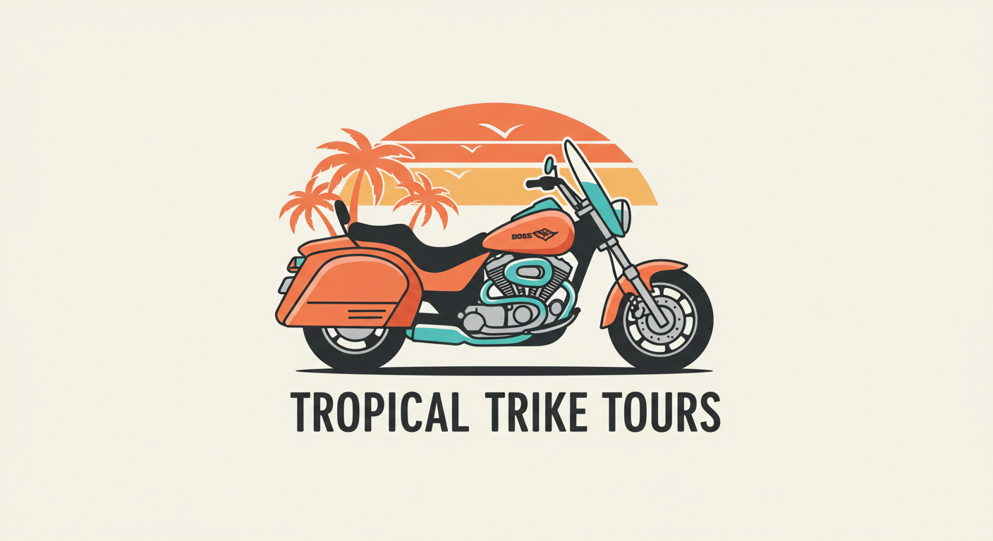 Logo Design by HSL Brain for Tropical Trike Tours | Design #34848421