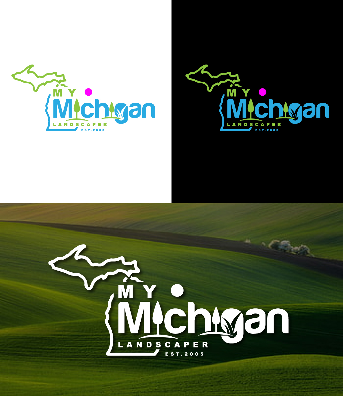 Logo Design by RS_Design for My Michigan Landscaper LLC | Design #34850685