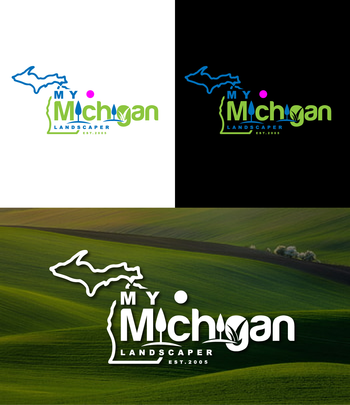 Logo Design by RS_Design for My Michigan Landscaper LLC | Design #34850687